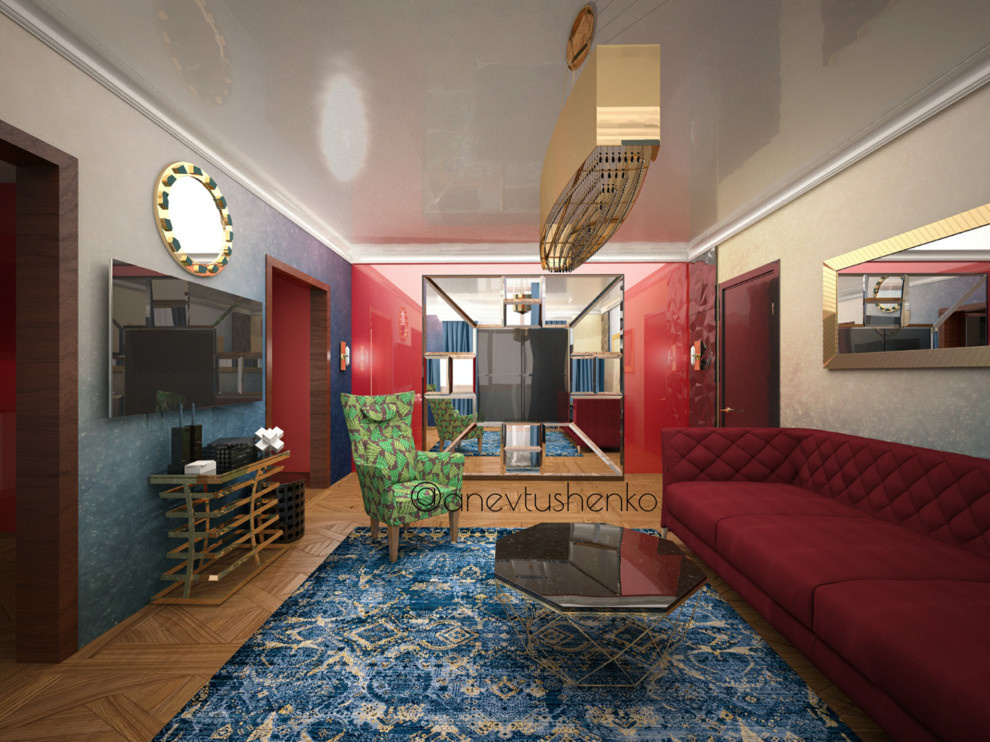 Интерьер квартиры в стиле Фьюжн.
