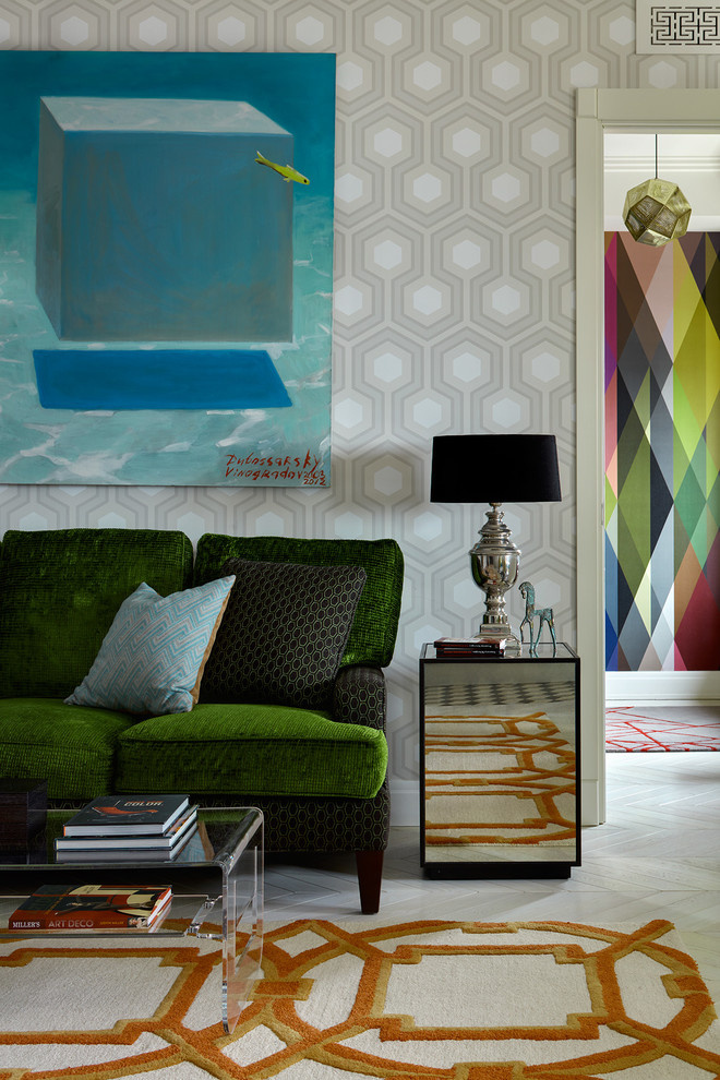 Цветной интерьер квартиры на Ломоносовском