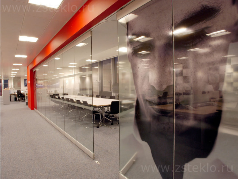 Перегородки из стекла