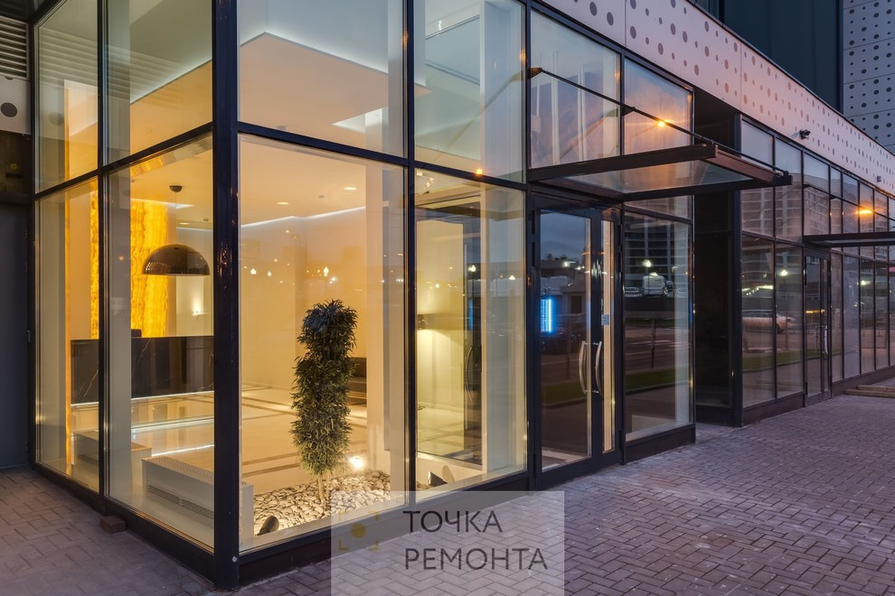 Отделка элитного входного вестибюля