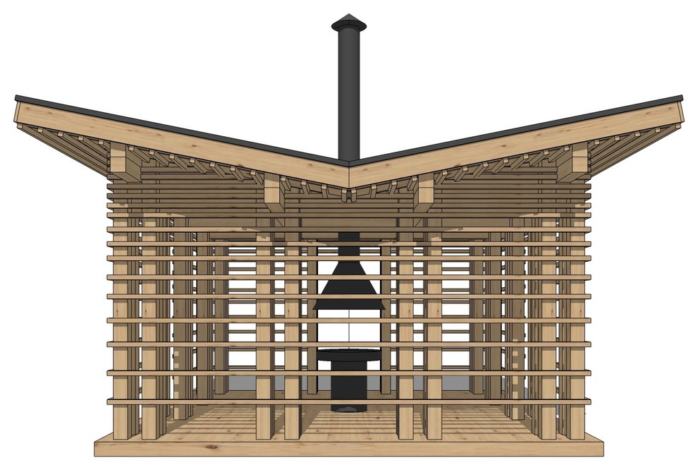 Павилион для барбекю