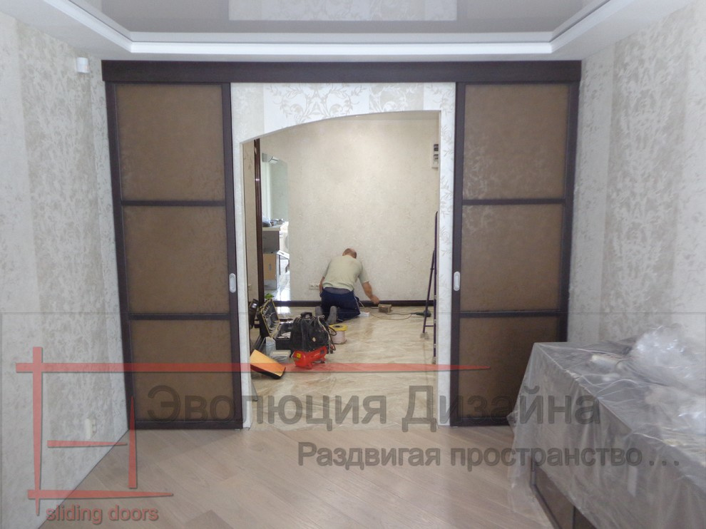 Обложка проекта: Межкомнатная перегородка раздвижная