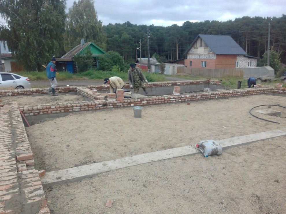 Возведение стен дома