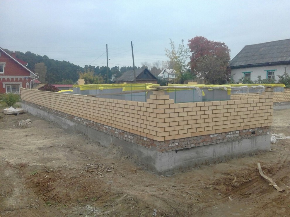 Возведение стен дома