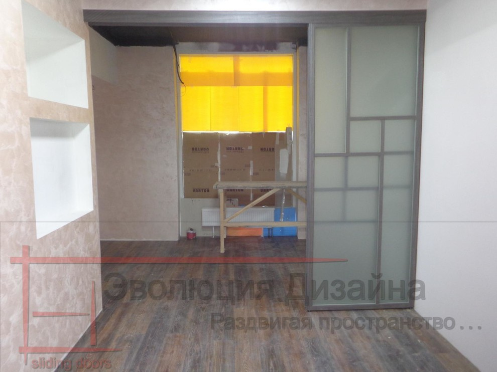Обложка проекта: Межкомнатная телескопическая (каскадная) перегородка в Рязани.