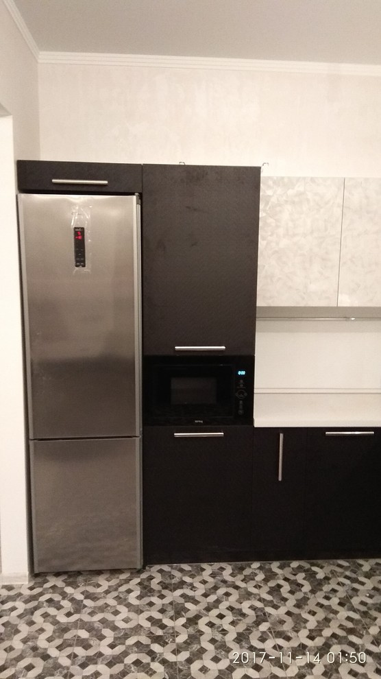 Кухня с фасадами в итальянском пластике ARPA