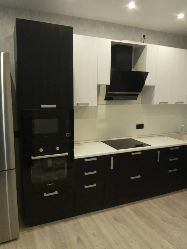 Обложка проекта: Кухня с фасадами в итальянском пластике ARPA