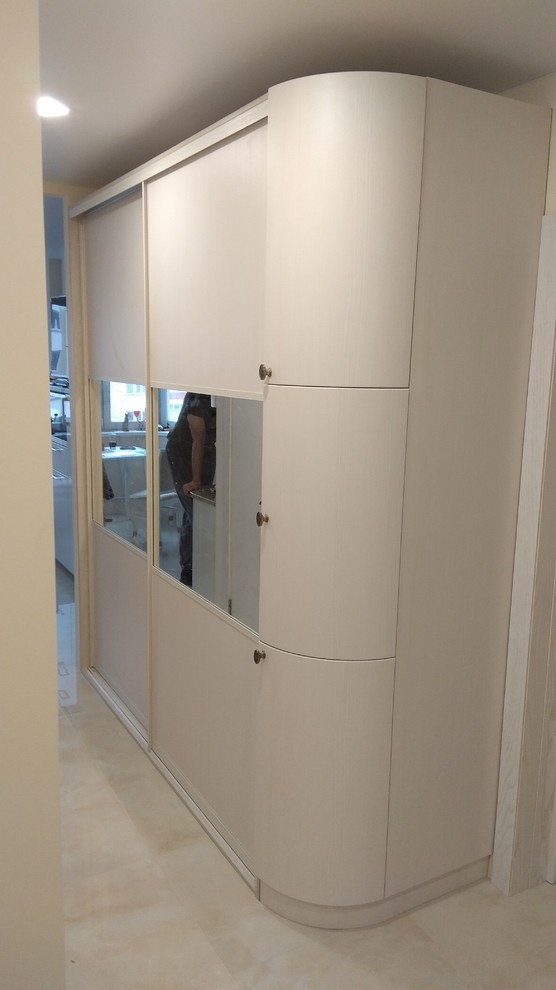 Обложка проекта: Шкаф купе с сферическими фасадами мдф