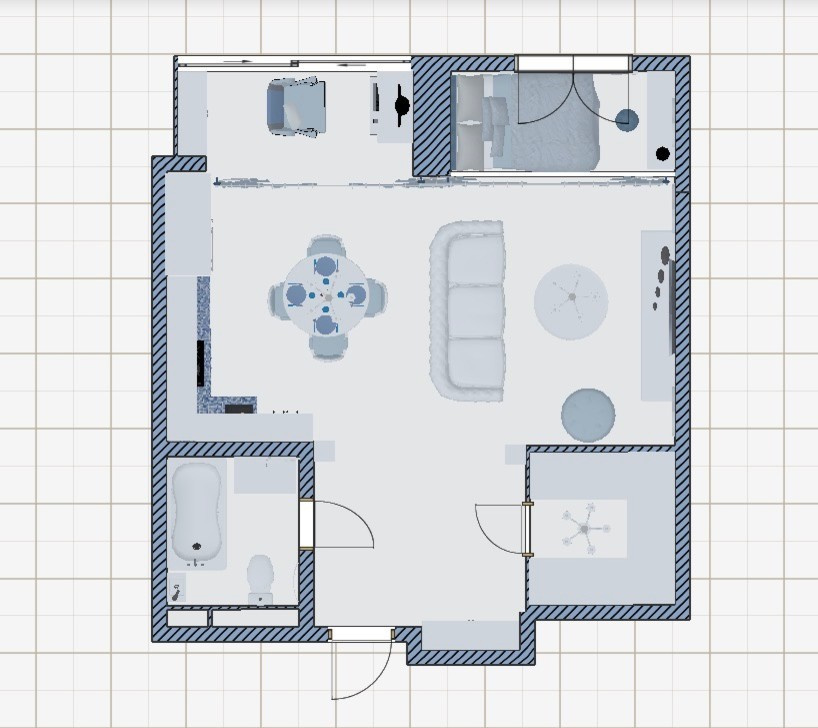 Обложка проекта: Однушка в ЖК Рассказово