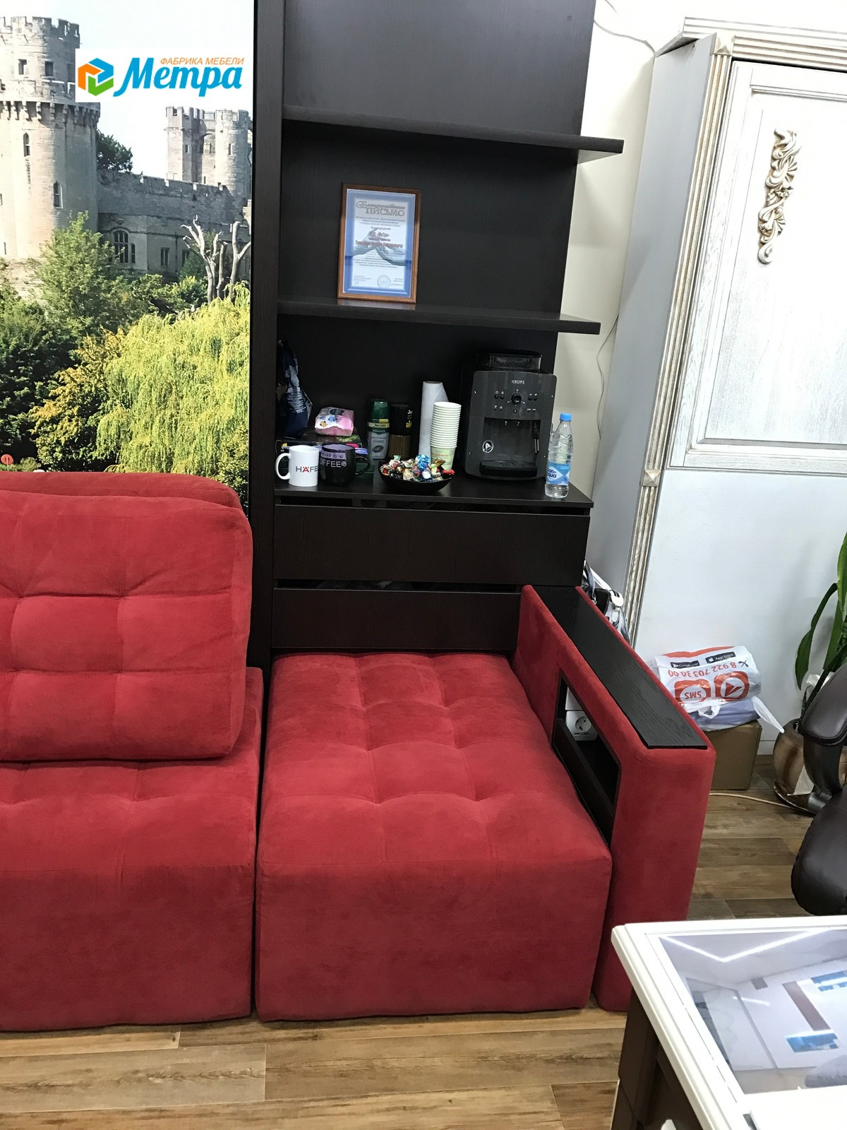 Шкаф кровать трансформер с диваном. Wall bed and sofa