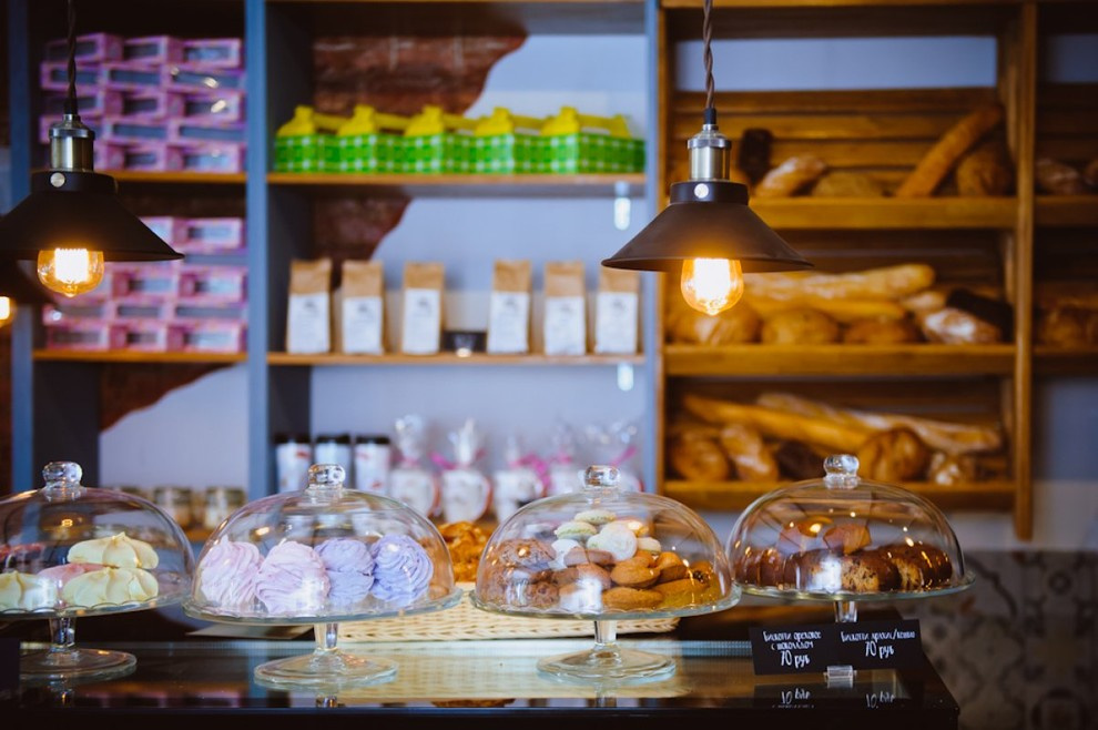 Дизайн интерьера кафе "Пекарни Мишеля"