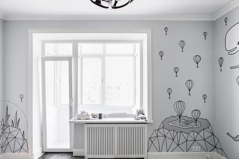 Роспись стен детской комнаты