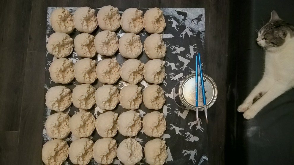 Гипсовые гранаты