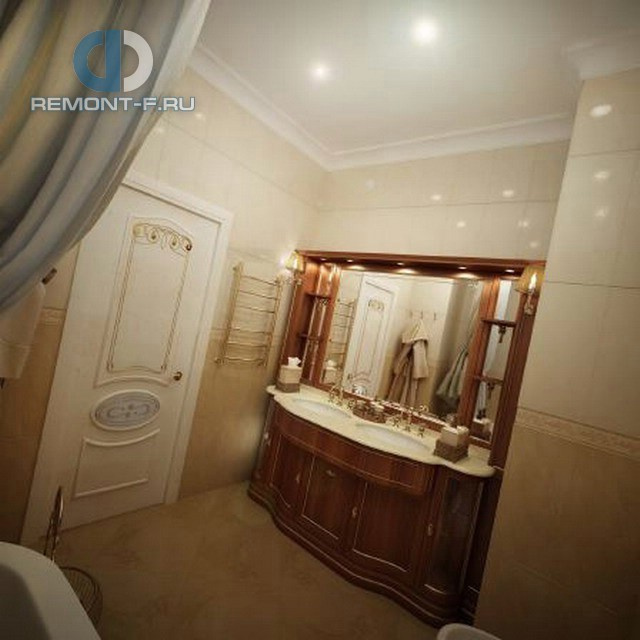 Дизайн 3-комнатной квартиры 111 кв. м в стиле неоклассика