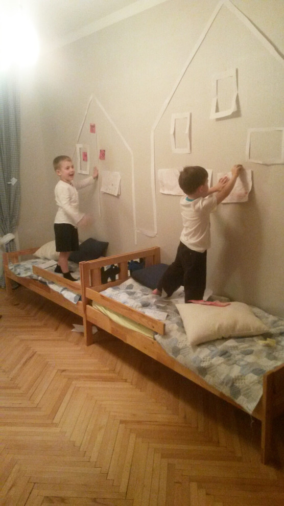 Комната мальчиков на съемной квартире. Фото (бюдженый вариант реализации)
