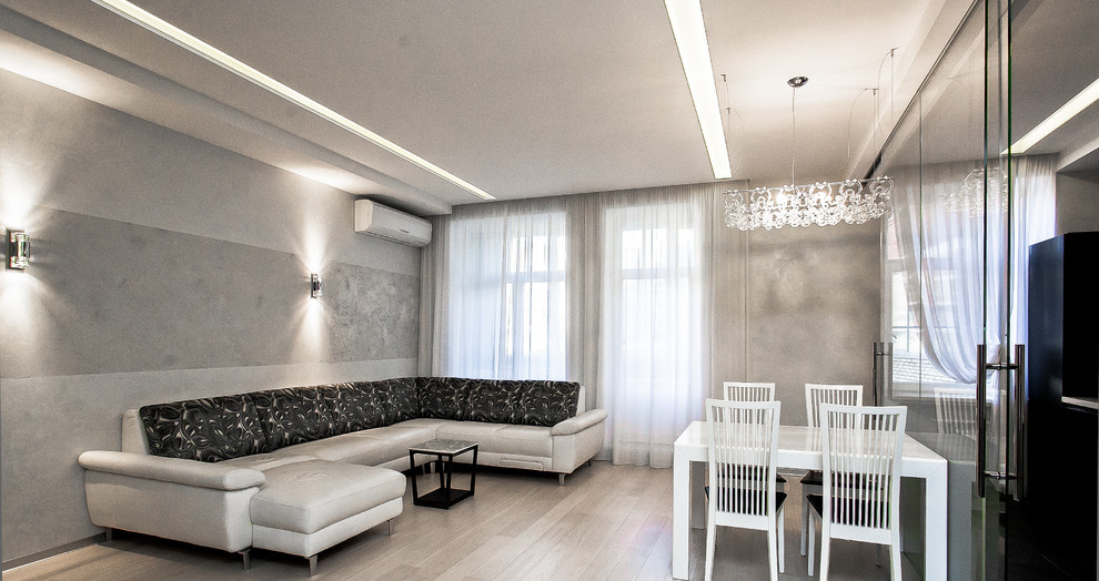 Реализованный проект. Минимализм и ничего больше. Квартира. Москва.