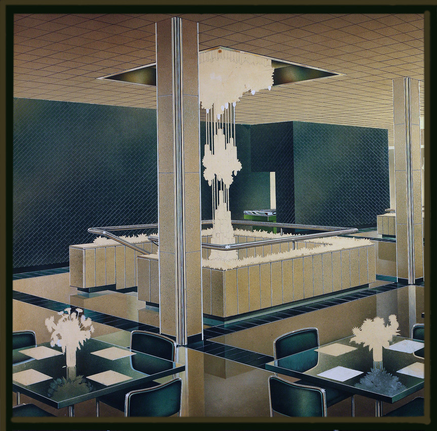 Ручная графика. Интерьеры.