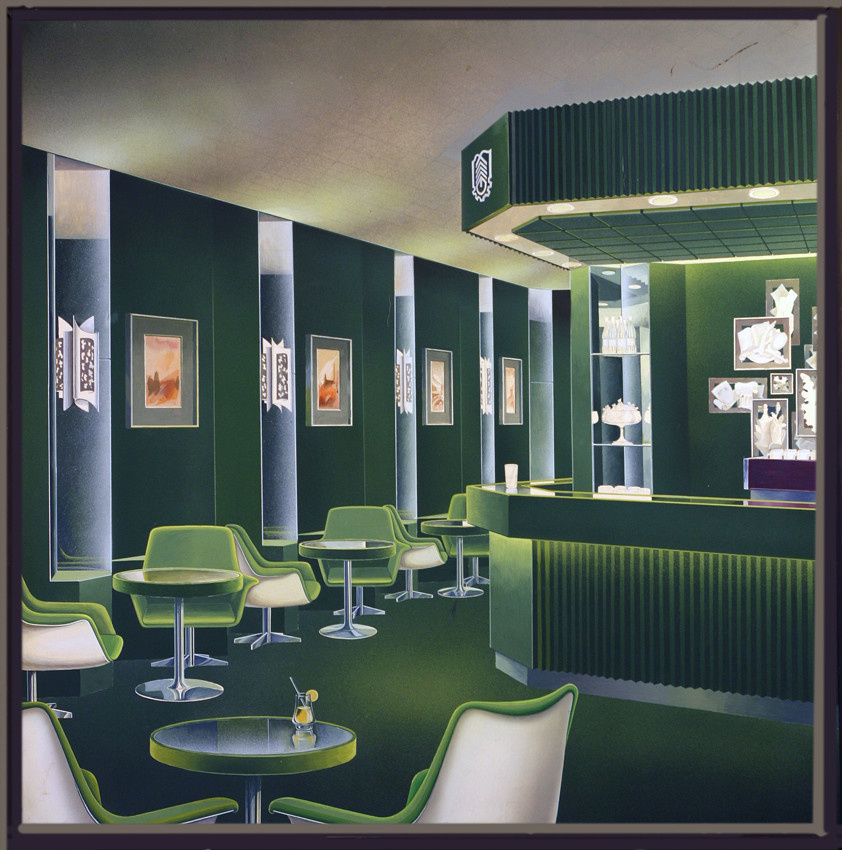 Ручная графика. Интерьеры.