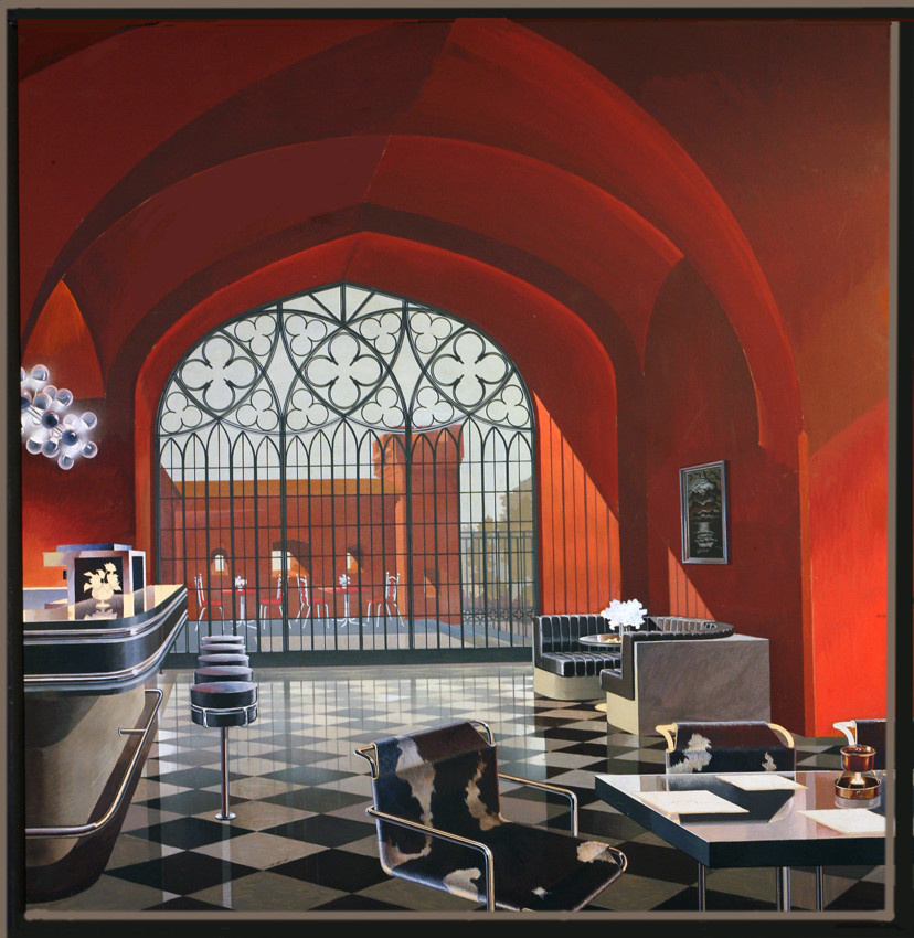 Ручная графика. Интерьеры.