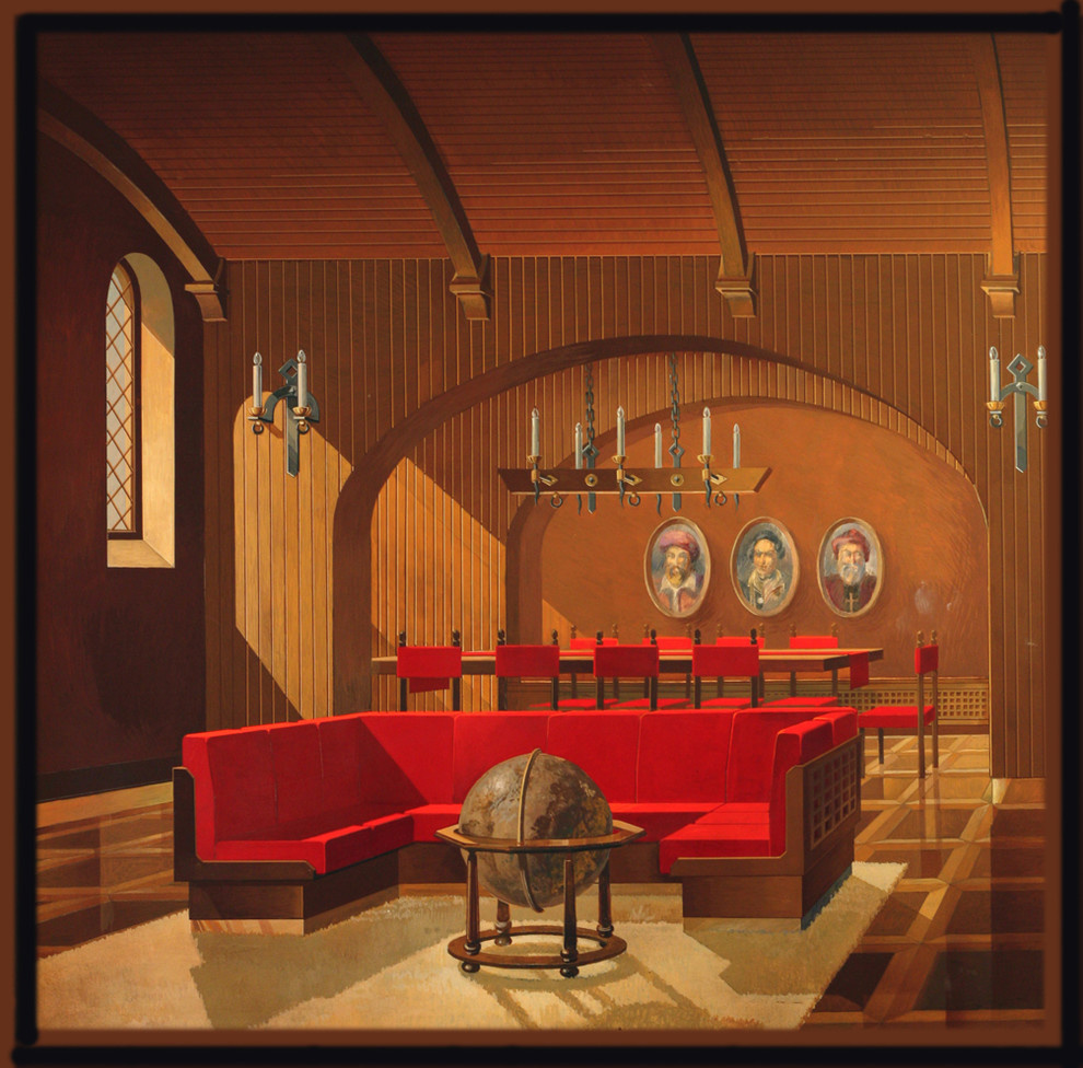 Ручная графика. Интерьеры.