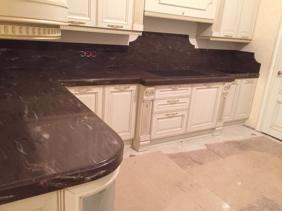 Обложка проекта: Столешница из искусственного камня на кухню!