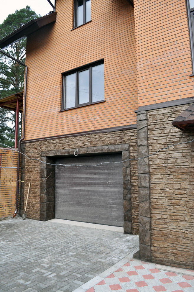 Декоративная отделка под камень цоколь и забор в п.Дзержинское