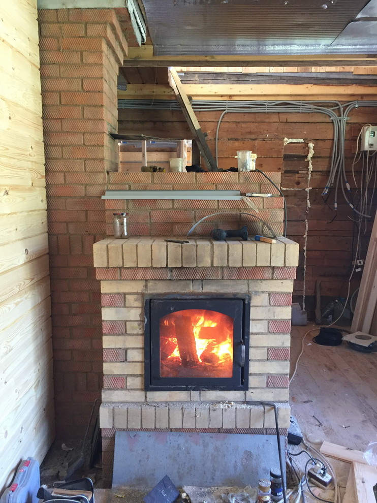 Декоративная отделка печи-камина