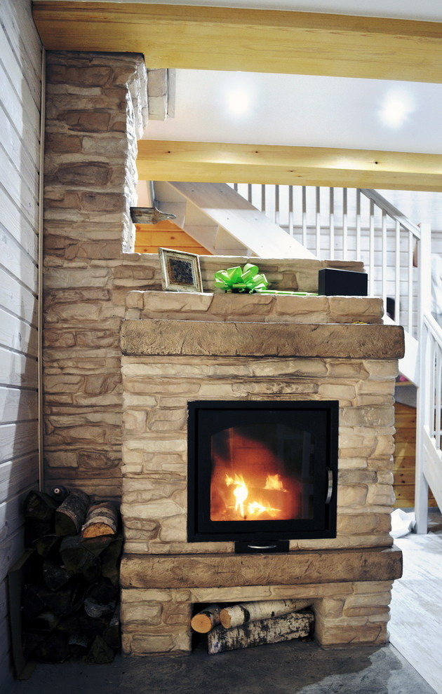 Декоративная отделка печи-камина