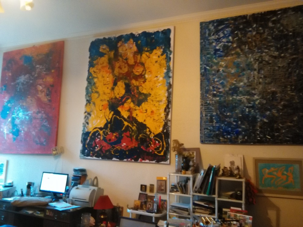 Живописная графика в интерьере