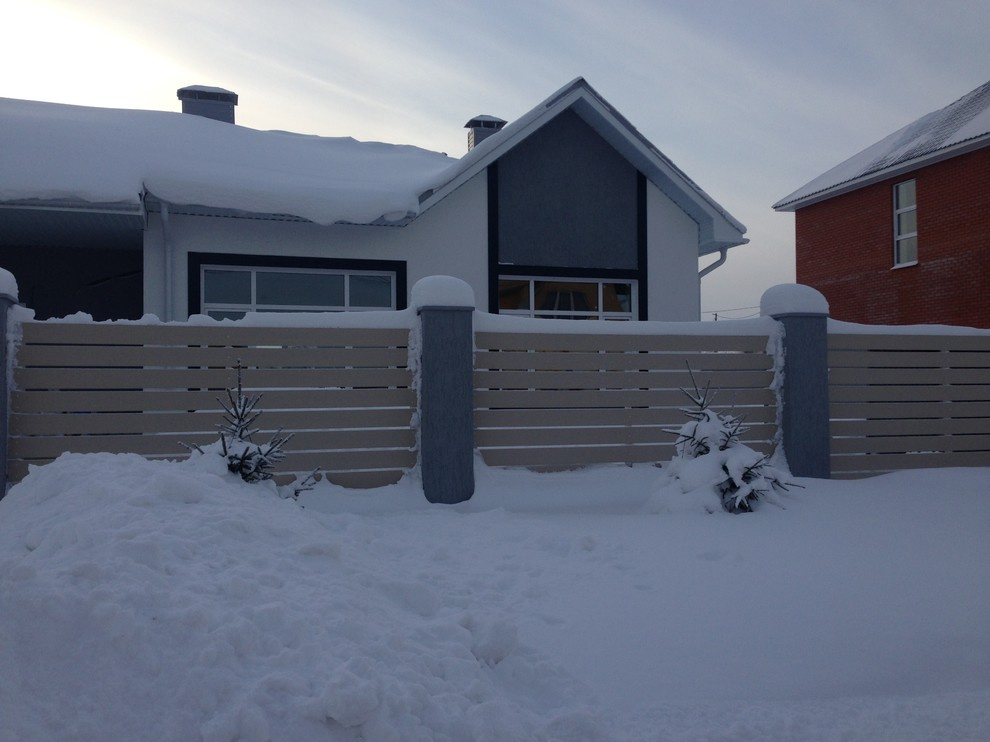 Забор из древесно-полимерного композита