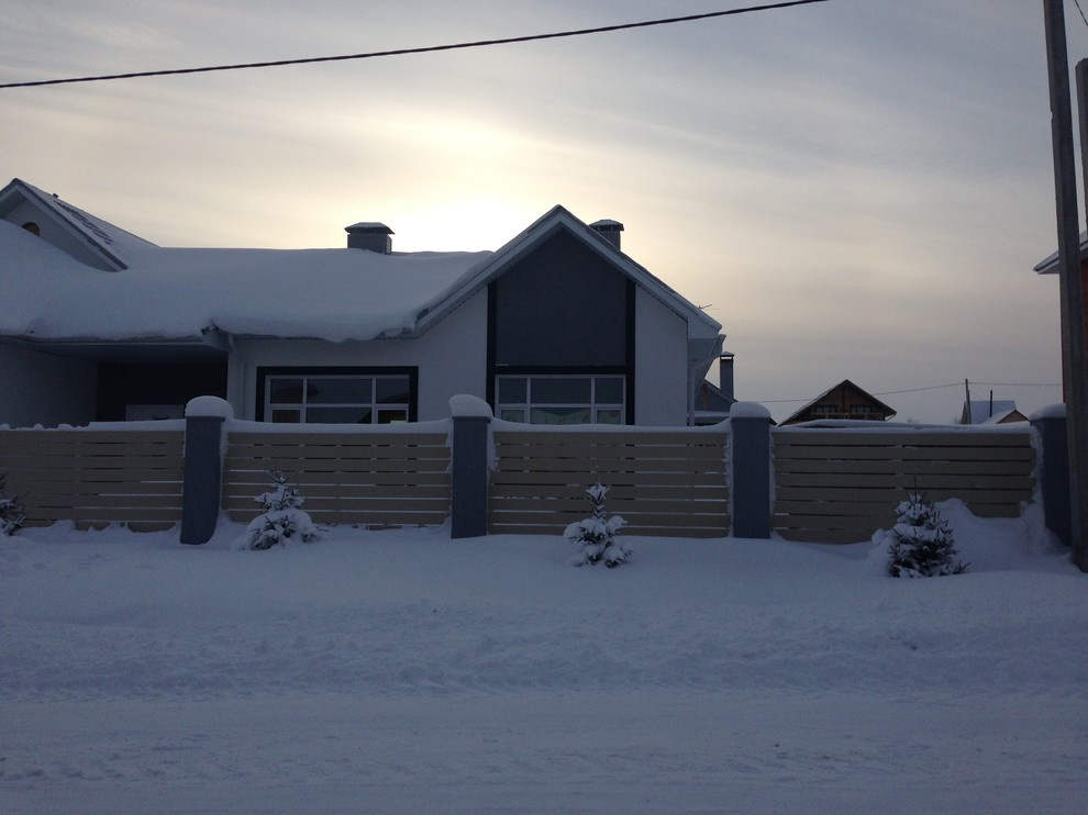 Забор из древесно-полимерного композита