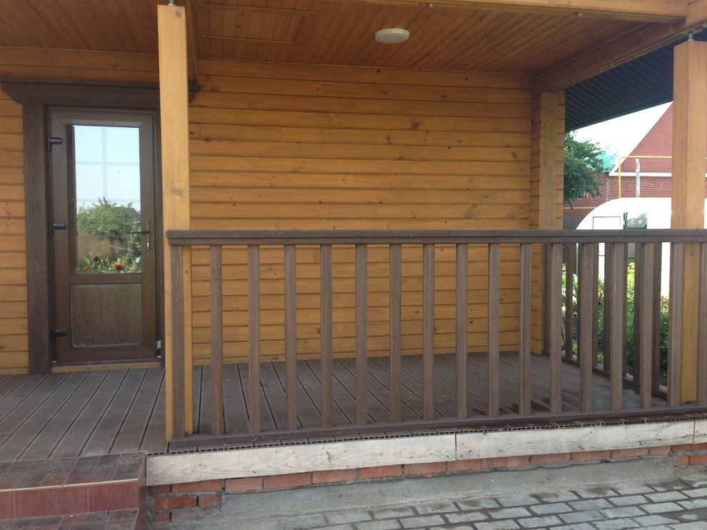 Веранда у бани