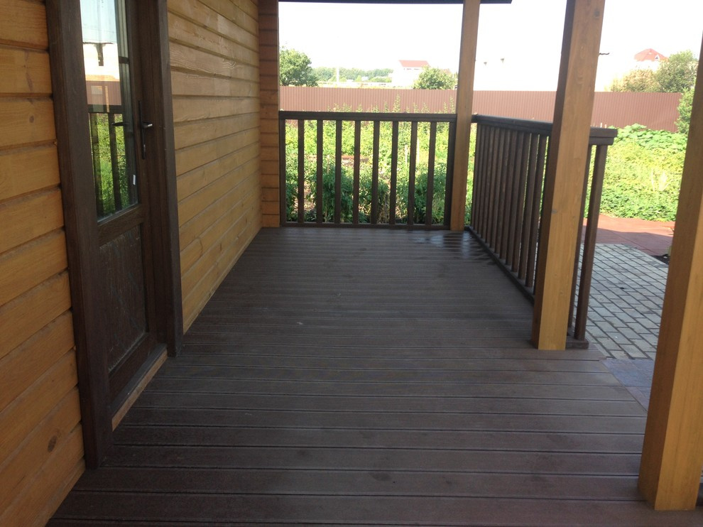 Веранда у бани