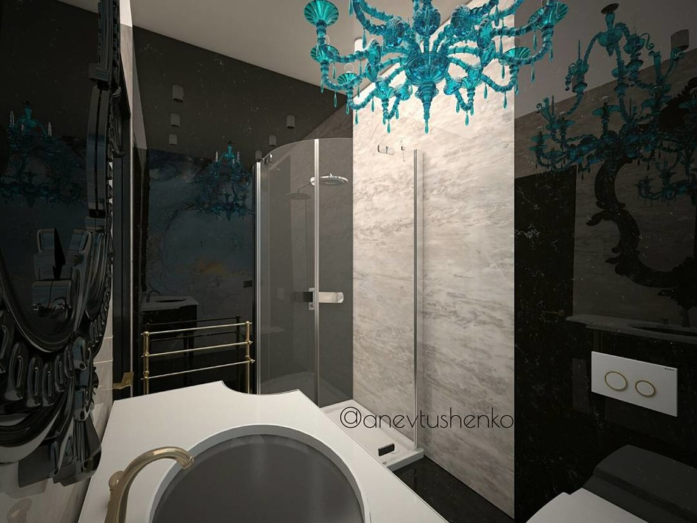 Интерьер квартиры в стиле Фьюжн.