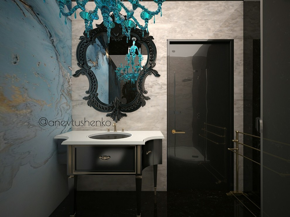 Интерьер квартиры в стиле Фьюжн.