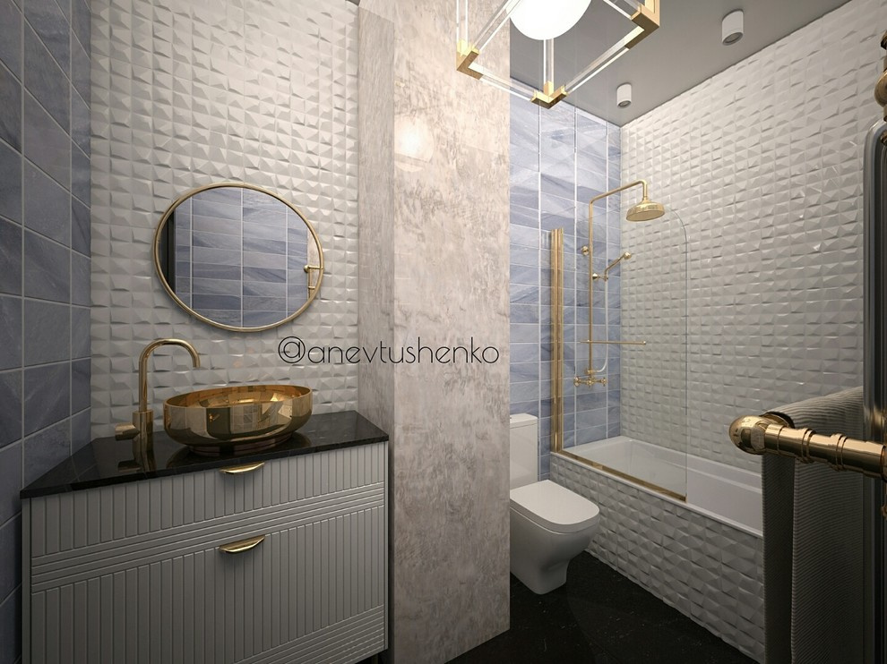 Интерьер квартиры в стиле Фьюжн.