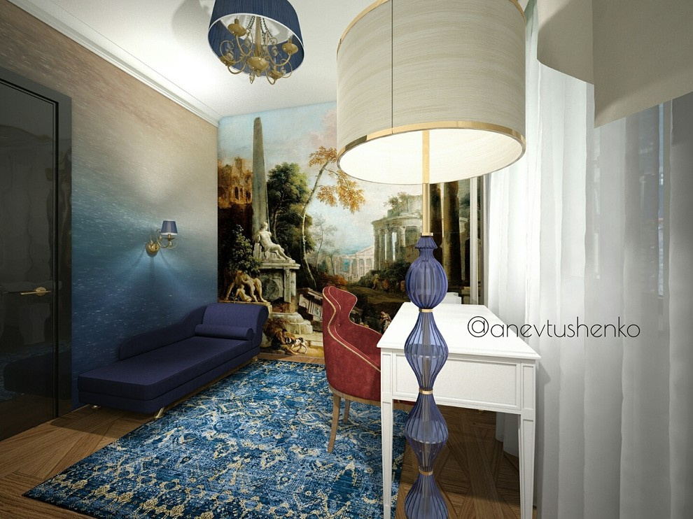 Интерьер квартиры в стиле Фьюжн.