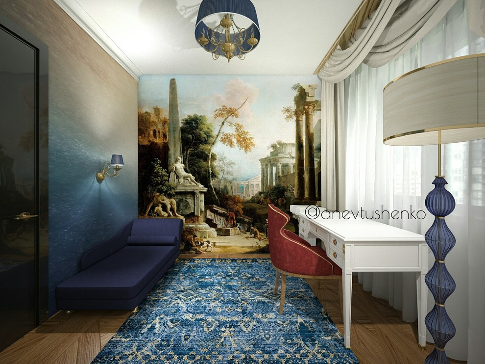 Интерьер квартиры в стиле Фьюжн.