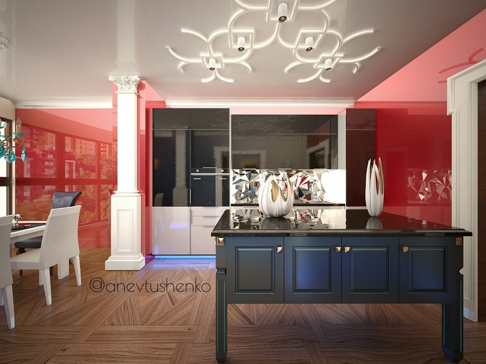 Интерьер квартиры в стиле Фьюжн.