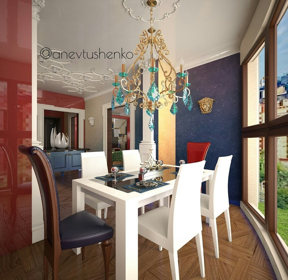 Интерьер квартиры в стиле Фьюжн.