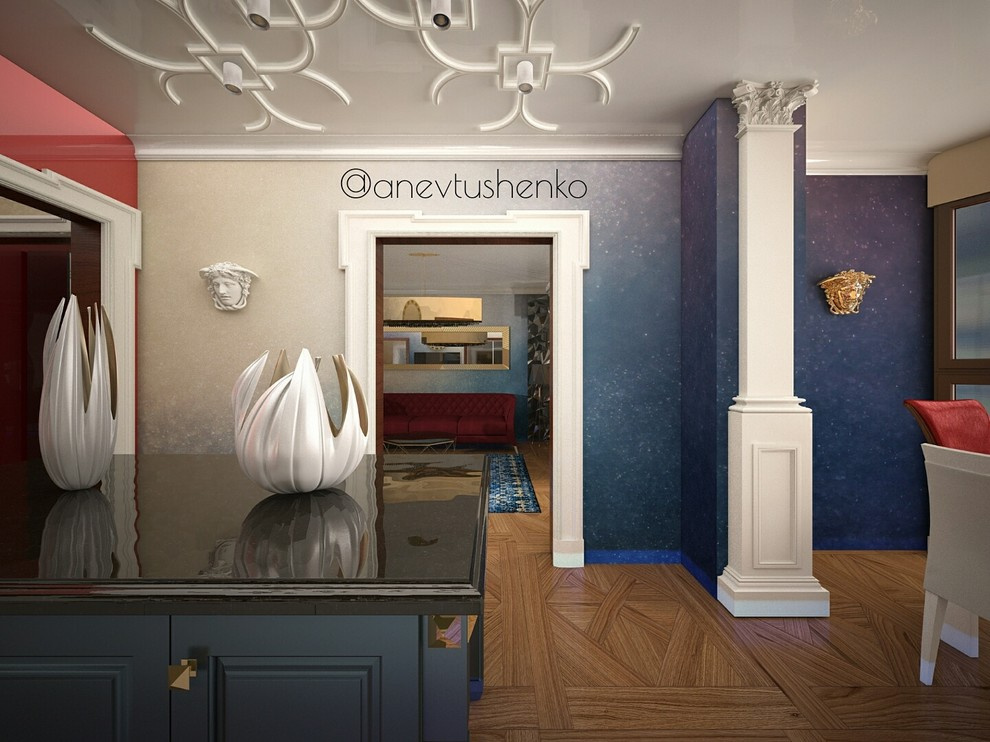Интерьер квартиры в стиле Фьюжн.