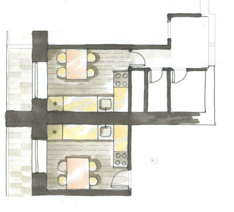 Морской бриз - объединение кухни (фото)