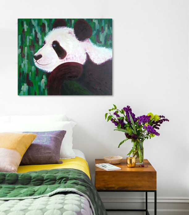 «Винный панда» 50х60см