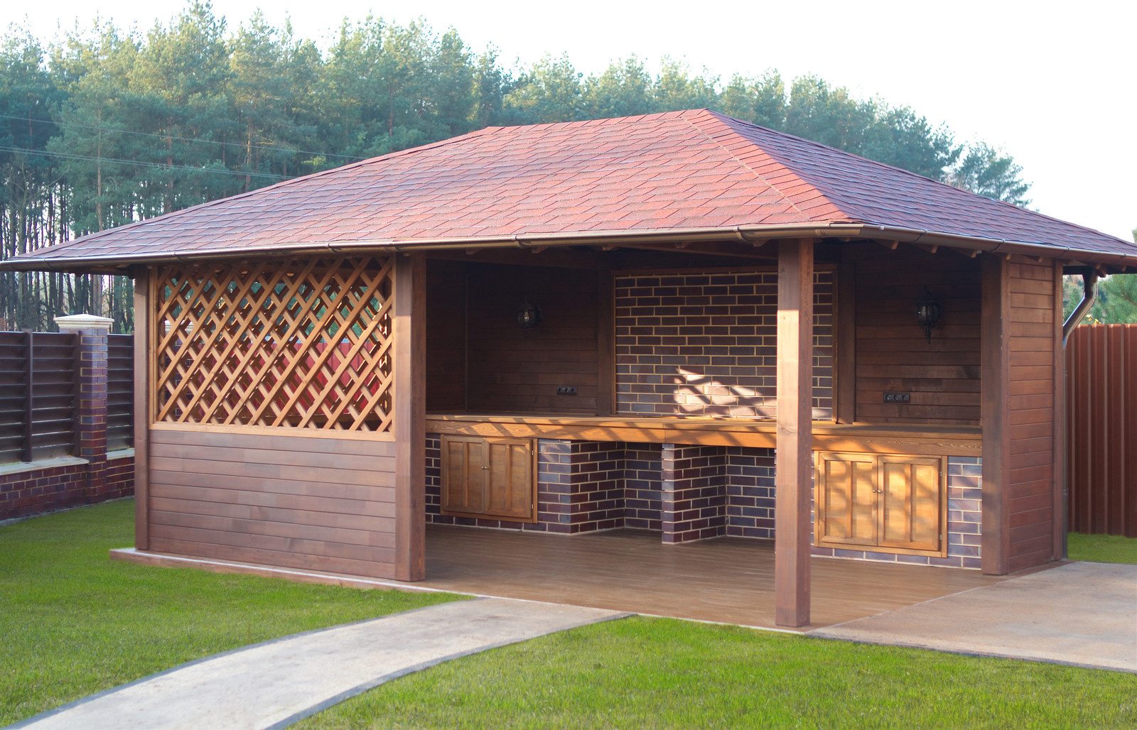 Беседка для барбекю