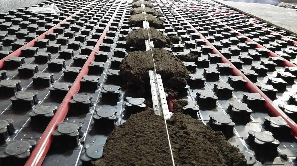 Монтаж отопления 400м2