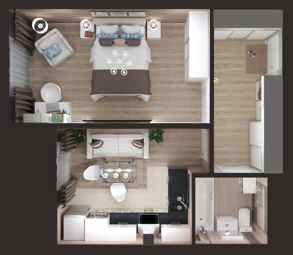 Однокомнатная квартира для молодой семьи