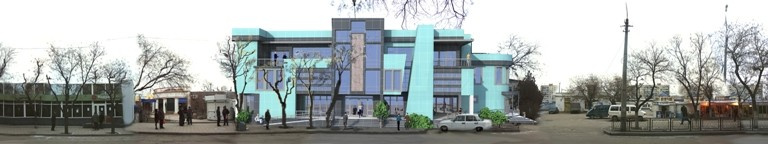 реконструкция кафе дымок в г. евпатория