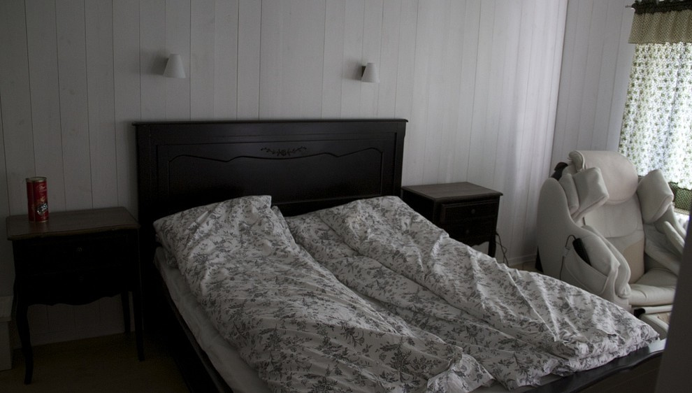 Дом в скандинавском стиле с баней, гостевой комнатой и мастерской. Благодаря оче