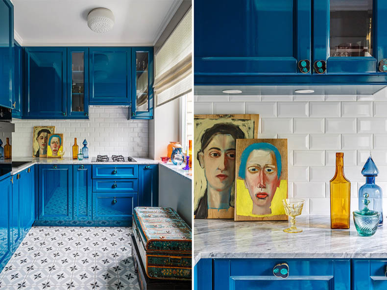 Квартира дизайнера Нади Зотовой