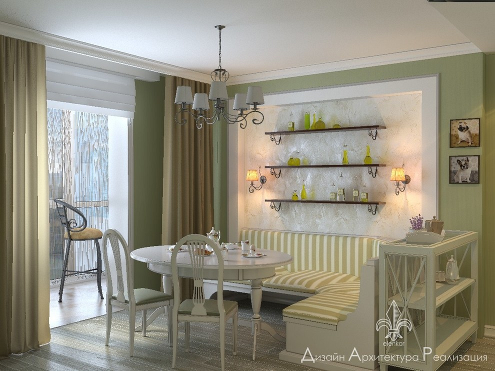 кухня гостиная квартира-студия жк Европейский